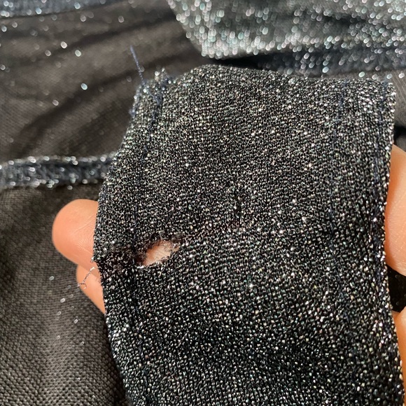 VTG 90s Jalate Black and Metallic Dress - Picture 6 of 7